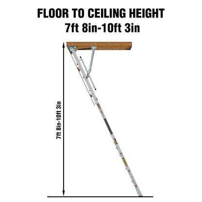 Household Aluminum Attic Ladder