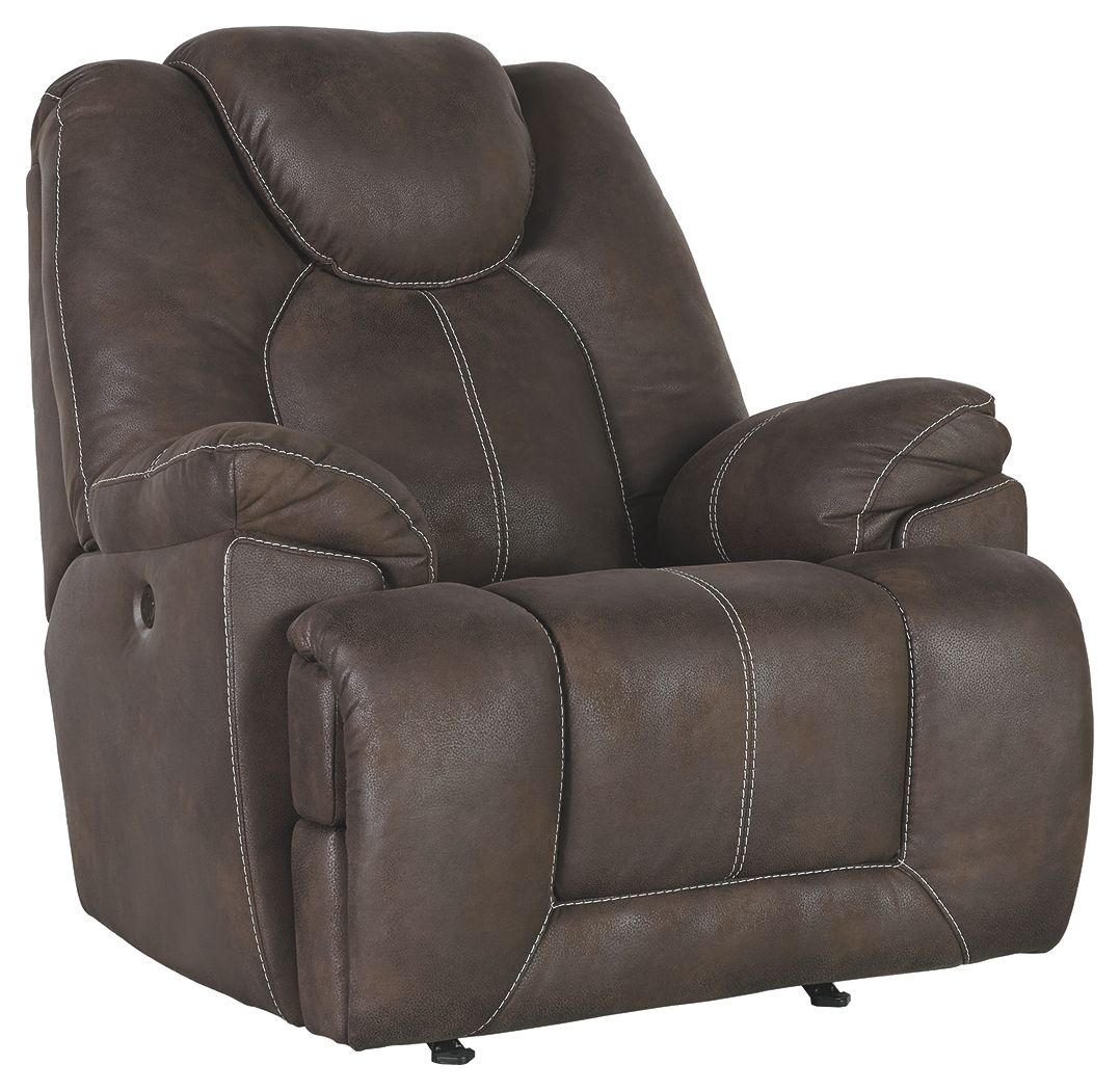 Warrior - Brown Dark - Power Rocker Recliner