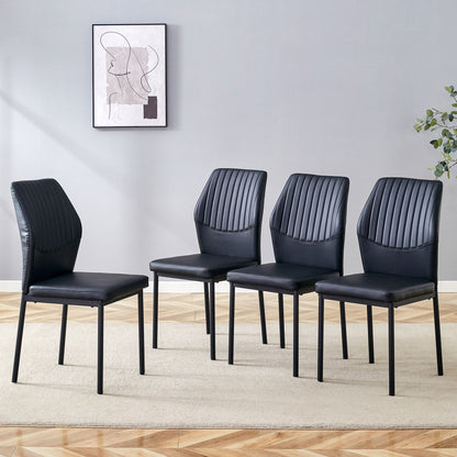 Luxury Simple Chair With Metal Leg