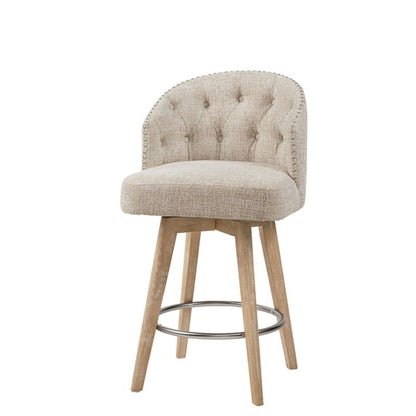 Onyx - 360 Degree Swivel Counter Stool - Cream