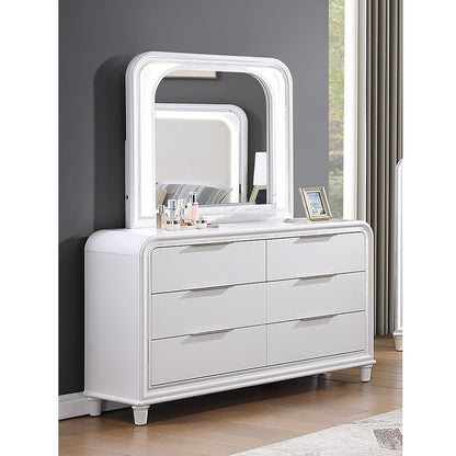 Dresser 6 Drawers - White