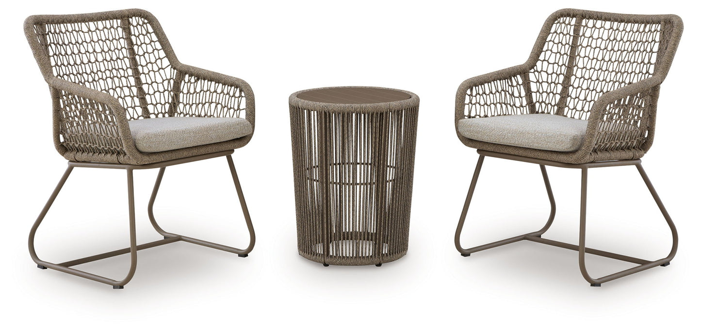Monarch Heights - Outdoor Table And 2 Chairs (Set of 3) - Beige