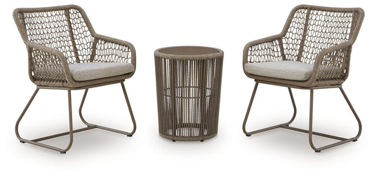 Monarch Heights - Outdoor Table And 2 Chairs (Set of 3) - Beige