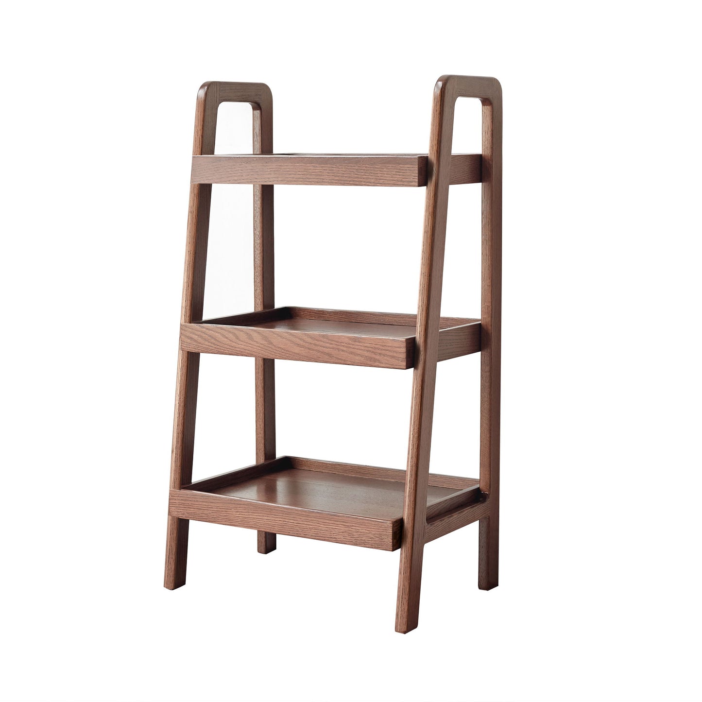 Premium Storage Organizer, 3-Tier Beech Shoe Rack For Entryway, Living Room - Walnut