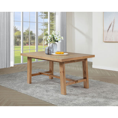 Extension Leaf Dining Table With Removable Leaf - Natural