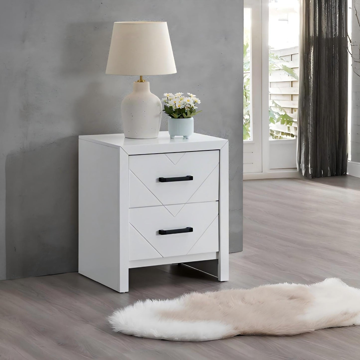 Morris - 2 Drawer Nightstand