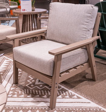 Cliffs Beach - Lounge Chair With Cushion (Set of 2) - Driftwood