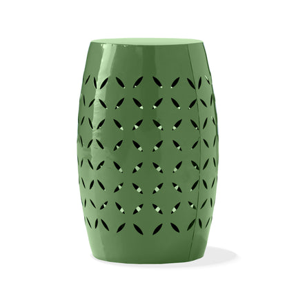 Outdoor Side Table With Barrel Shape