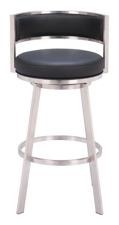 Gimsby - Swivel Barstool - Black