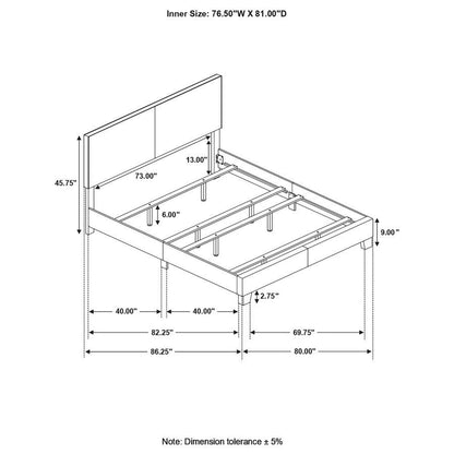 Dorian - Upholstered Panel Bed