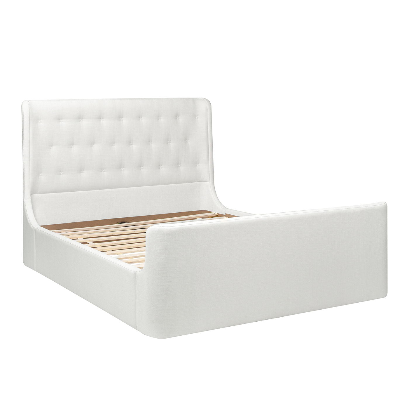 Brooks - Contemporary Tufted Shelter Platform Bed