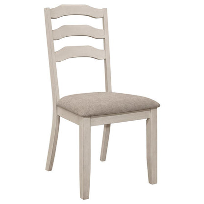 Ronnie - Wood Dining Side Chair (Set of 2) - Rustic Cream