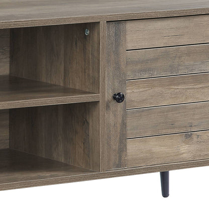 Baina - II Rustic TV Stand - Black / Oak