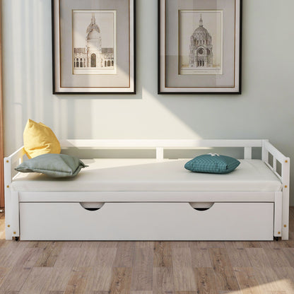 Extending Daybed With Trundle, Wooden Daybed With Trundle