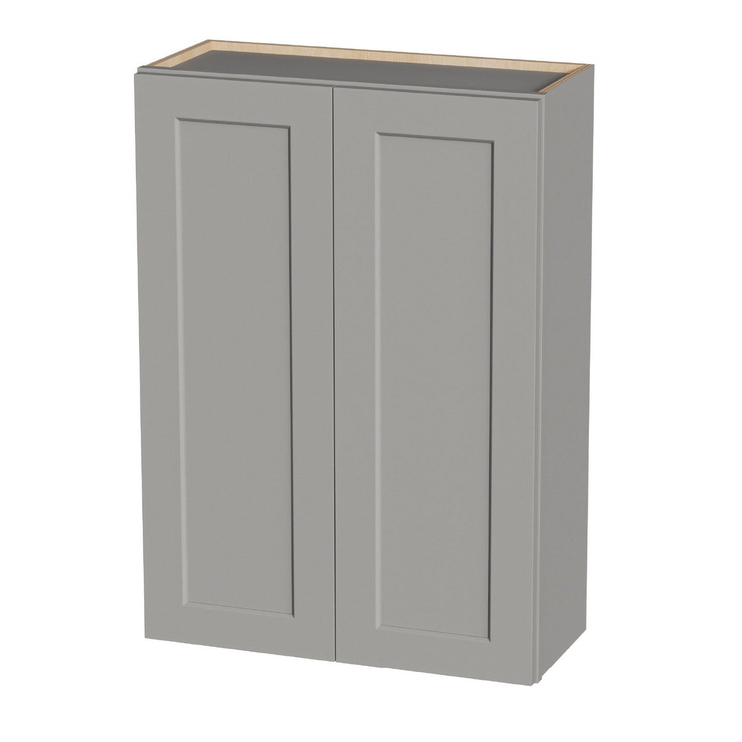Shaker Wall Cabinet With Soft Close Hinges, Adjustable Shelves, Double Door