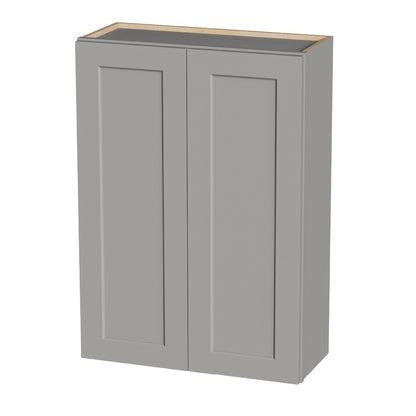 Shaker Wall Cabinet With Soft Close Hinges, Adjustable Shelves, Double Door