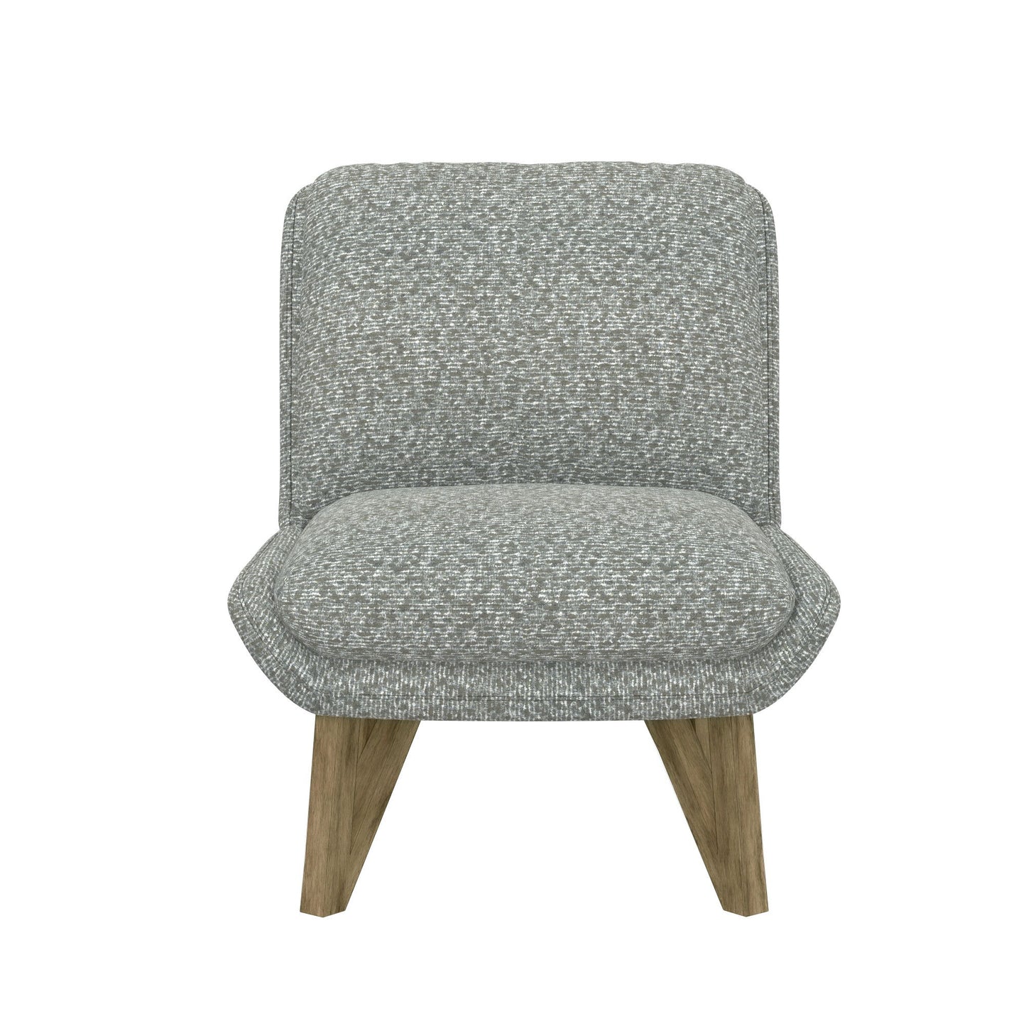 Armless Accent Chair - Gray