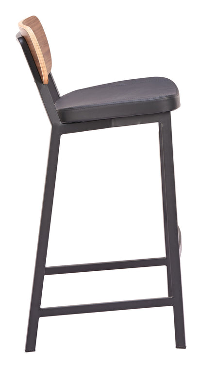 Ardenne - Barstool (Set of 2) - Black / Brown