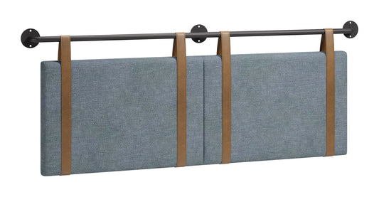 Zeva - Floating Queen Headboard - Gray