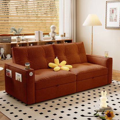 2 In 1 Convertible Sofa Bed For Living Rooms