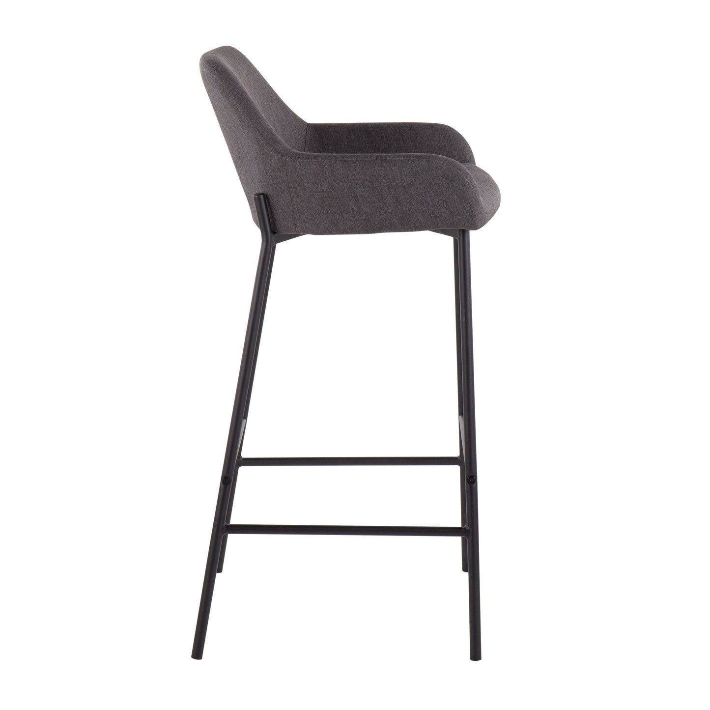 Daniella - Industrial Fixed Height Bar Stool (Set of 2)