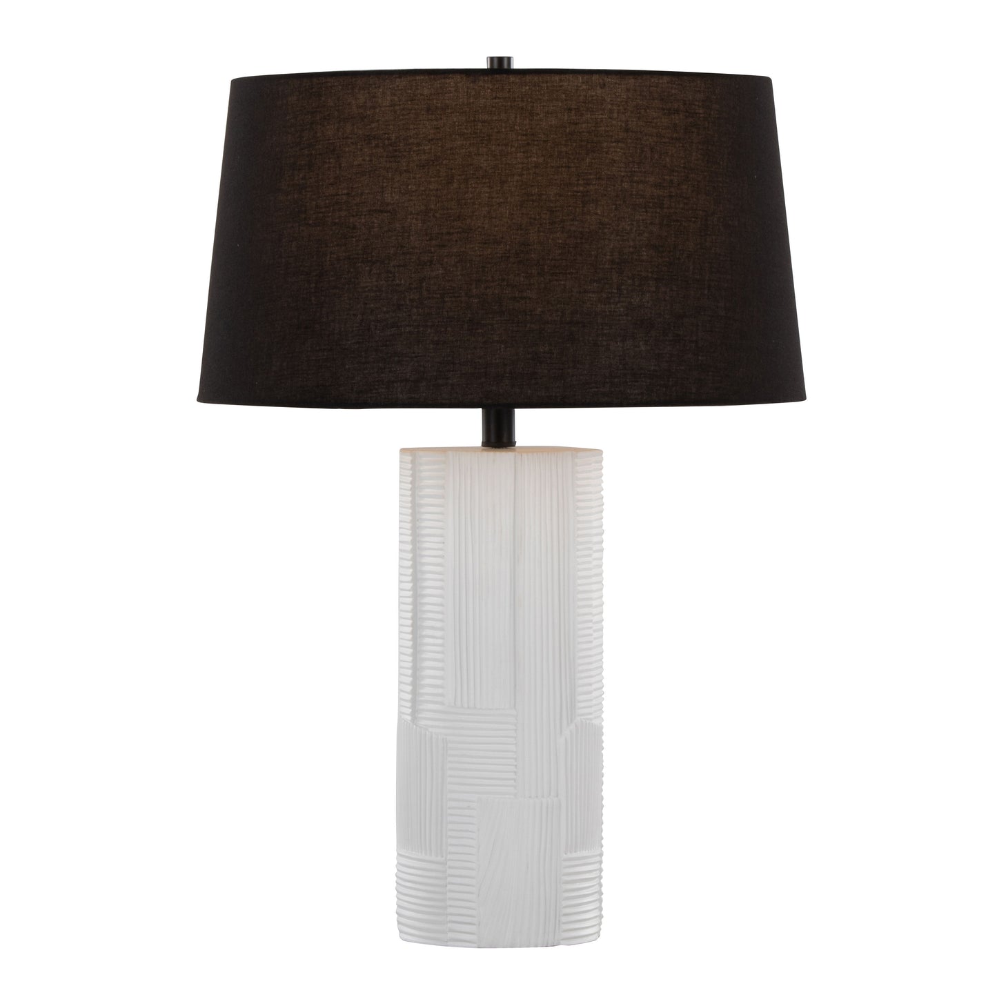 Petra - Contemporary Table Lamp (Set of 2) - Cream / Black