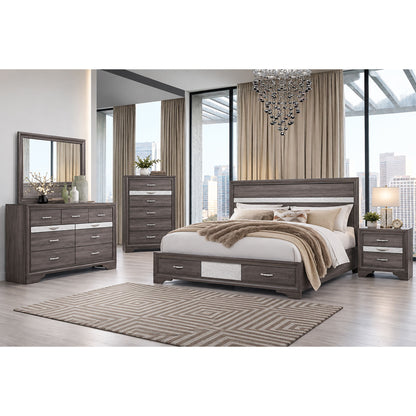 Ryder - 5 Piece Bedroom Set With Drawer Footboard