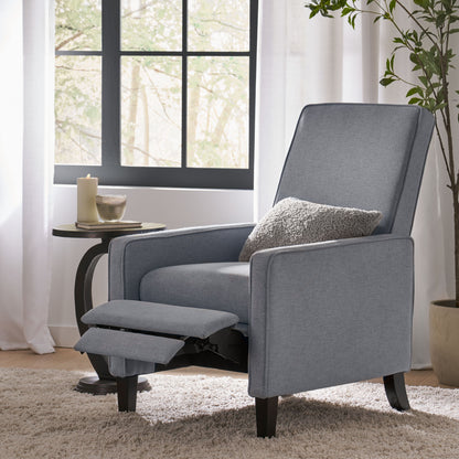 Minimalist Design Fabric Push Back Chair