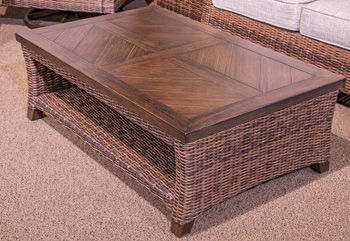 Drakes Beach - Rectangular Cocktail Table - Dark Brown