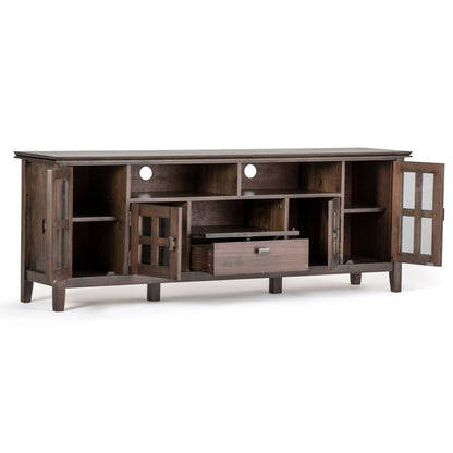 Artisan - TV Media Stand - Natural Aged Brown