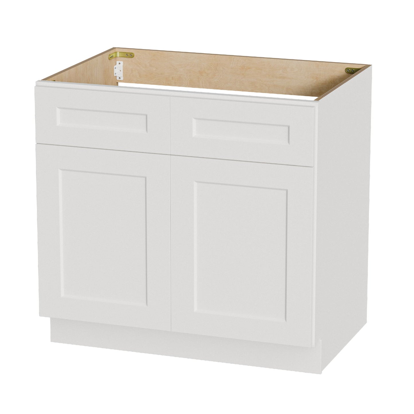 Shaker Base Cabinet With Soft-Close Hinges, Adjustable Shelf