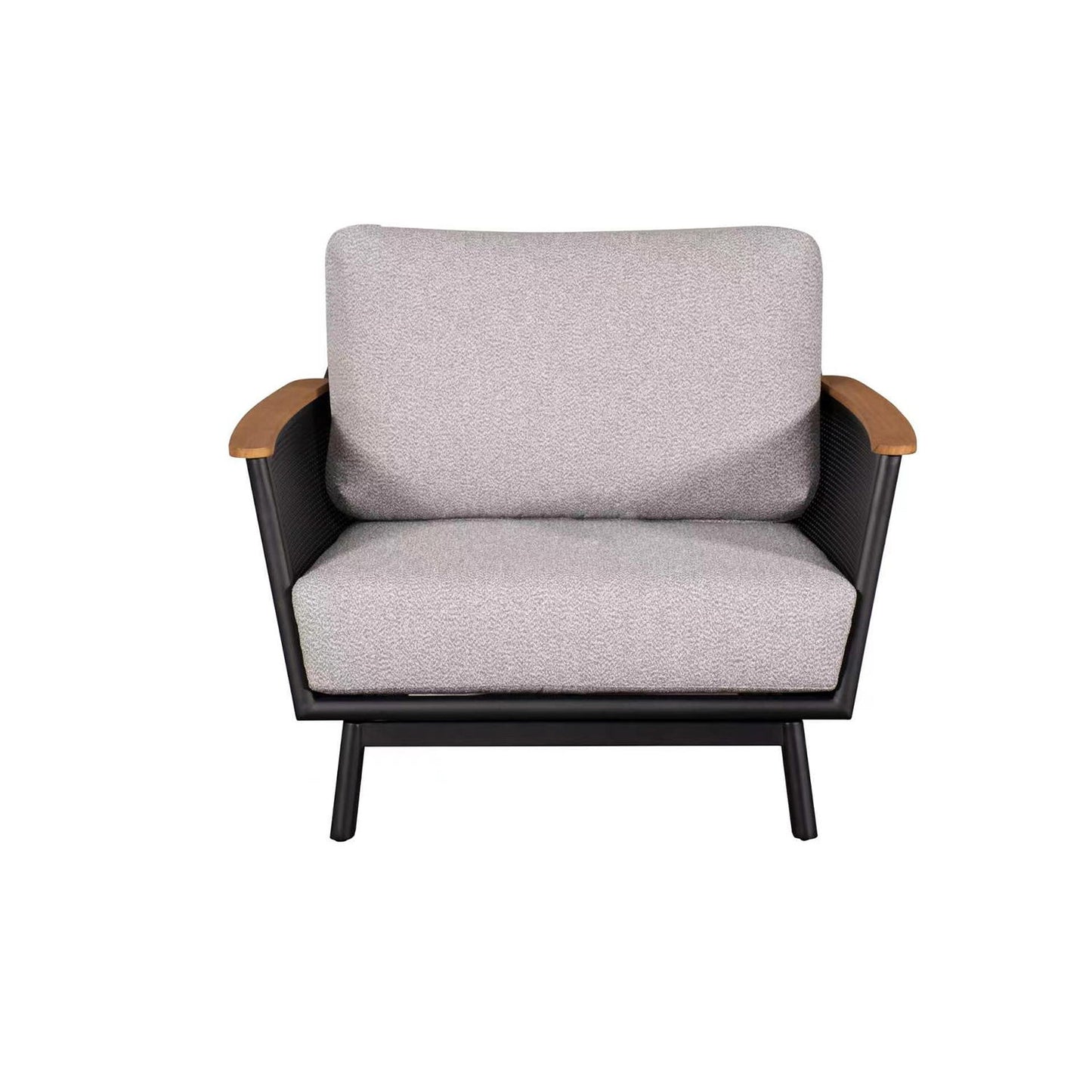 Chair With Armrests - Black / Black Multi