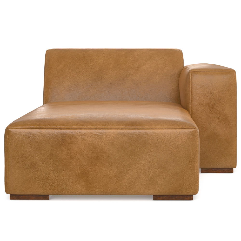 Rex - Right Chaise Sofa Module - Sienna