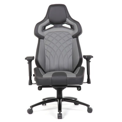 Gaming Chair With 4D Armrests, High Back Office Chair - Black / Gray