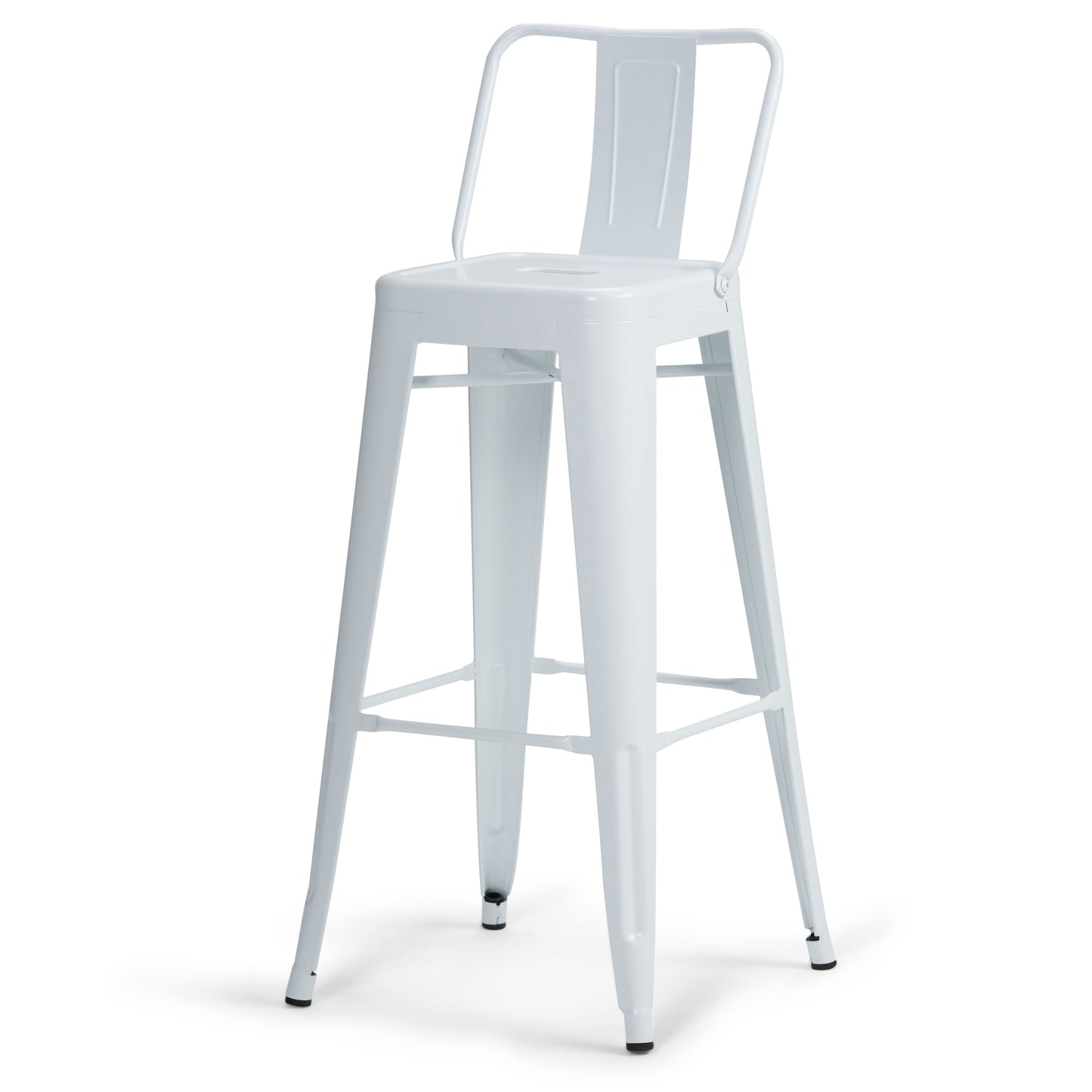 Rayne - Curved Back Metal Stool (Set of 2)