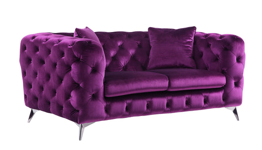 Atronia - Velvet Loveseat