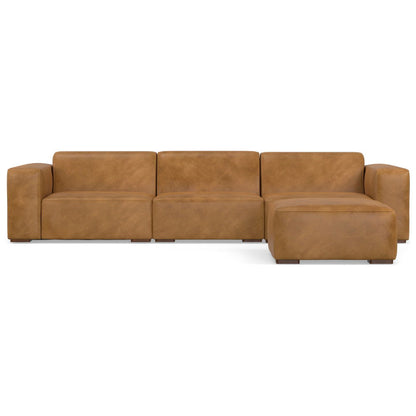 Rex - Handcrafted Sectional Sofa And Ottoman