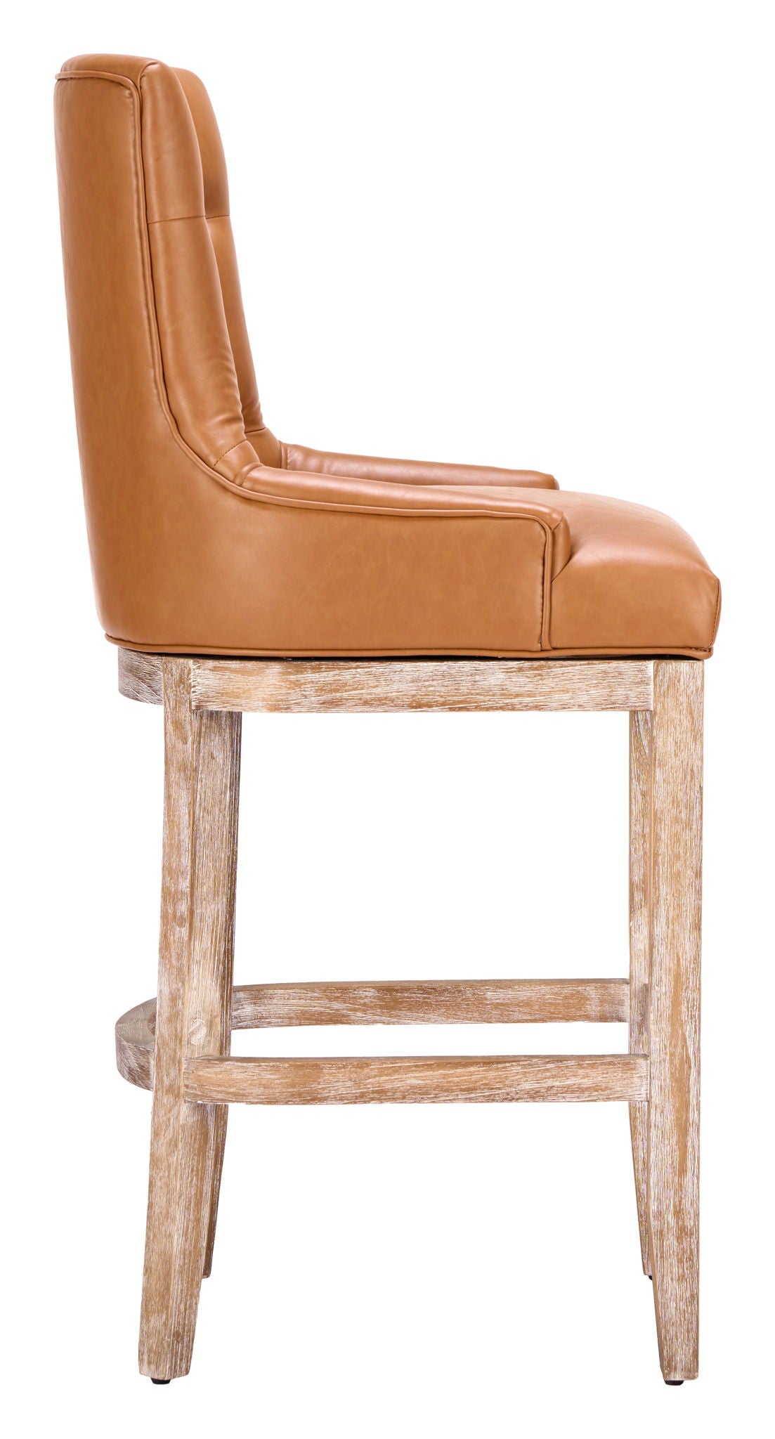 Nuby - Swivel Barstool - Brown