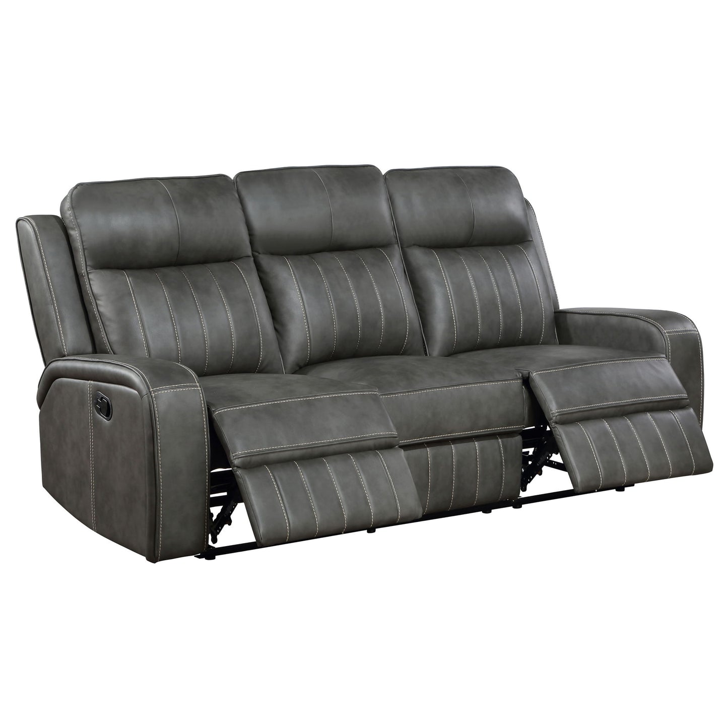 Mckinley - 3 Piece Reclining Sofa Set - Gray