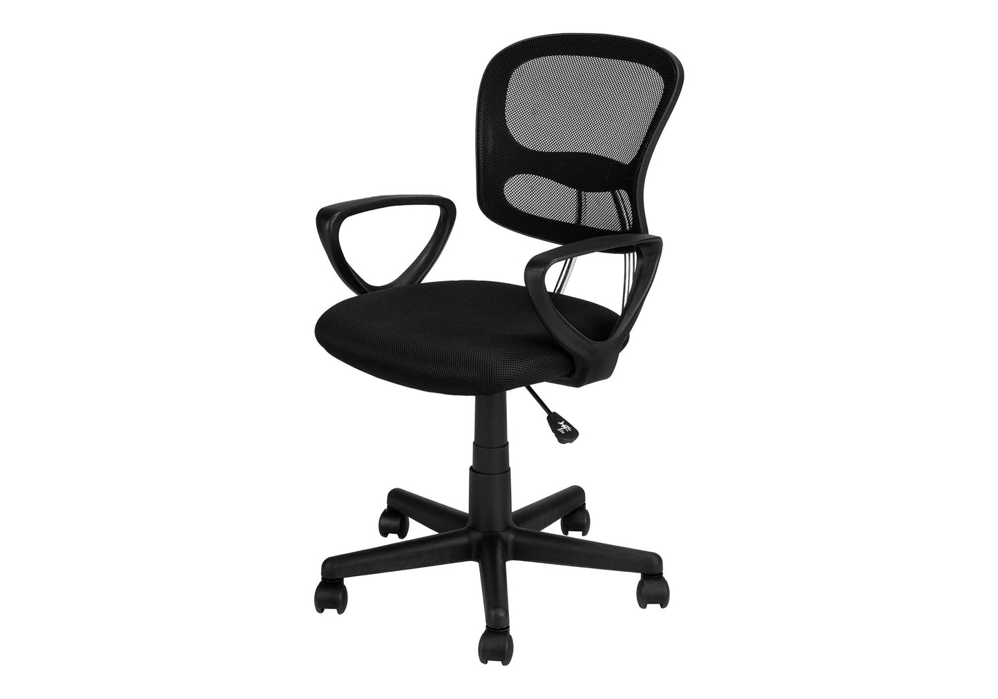 Office Chair, Adjustable Height, Swivel, Ergonomic, Armrests, Mesh, Contemporary / Modern - Black