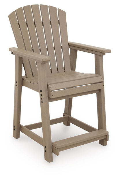 Sandy Dune - Barstool (Set of 2) - Medium Brown