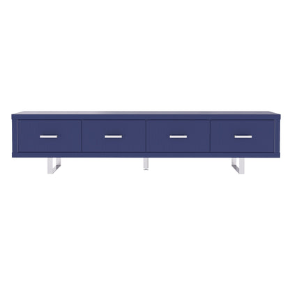 TV Stand With Slatted Drawers