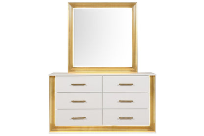 Obsession - Square Mirror - White