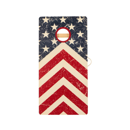 4X2 Ft Large Size Cornhole Board (Set of 2), Outdoor Game Board Set With 8 Bean Bags, Perfect For Lawn, Backyard, Beach, Park - Blue / White / Red