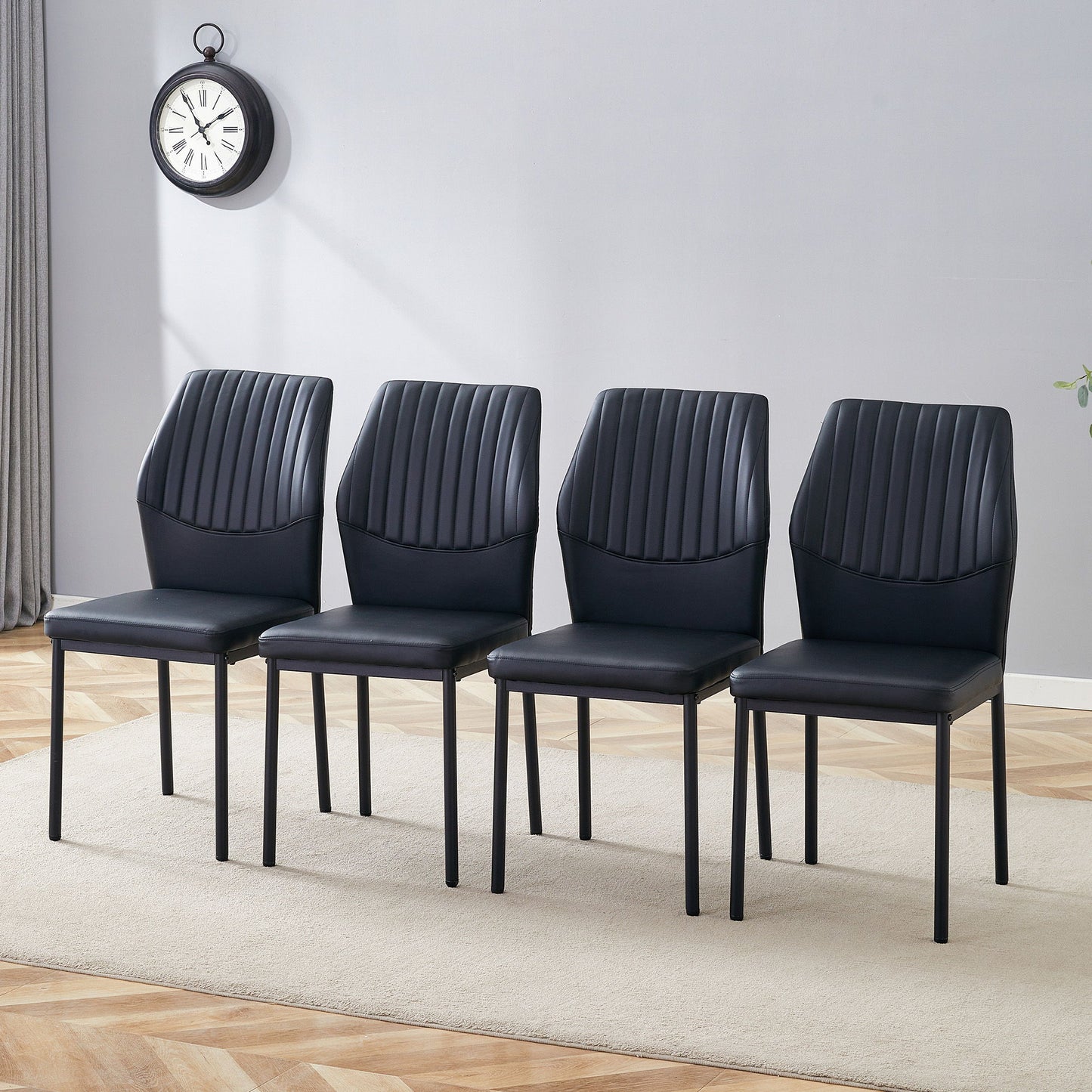Luxury Simple Chair With Metal Leg