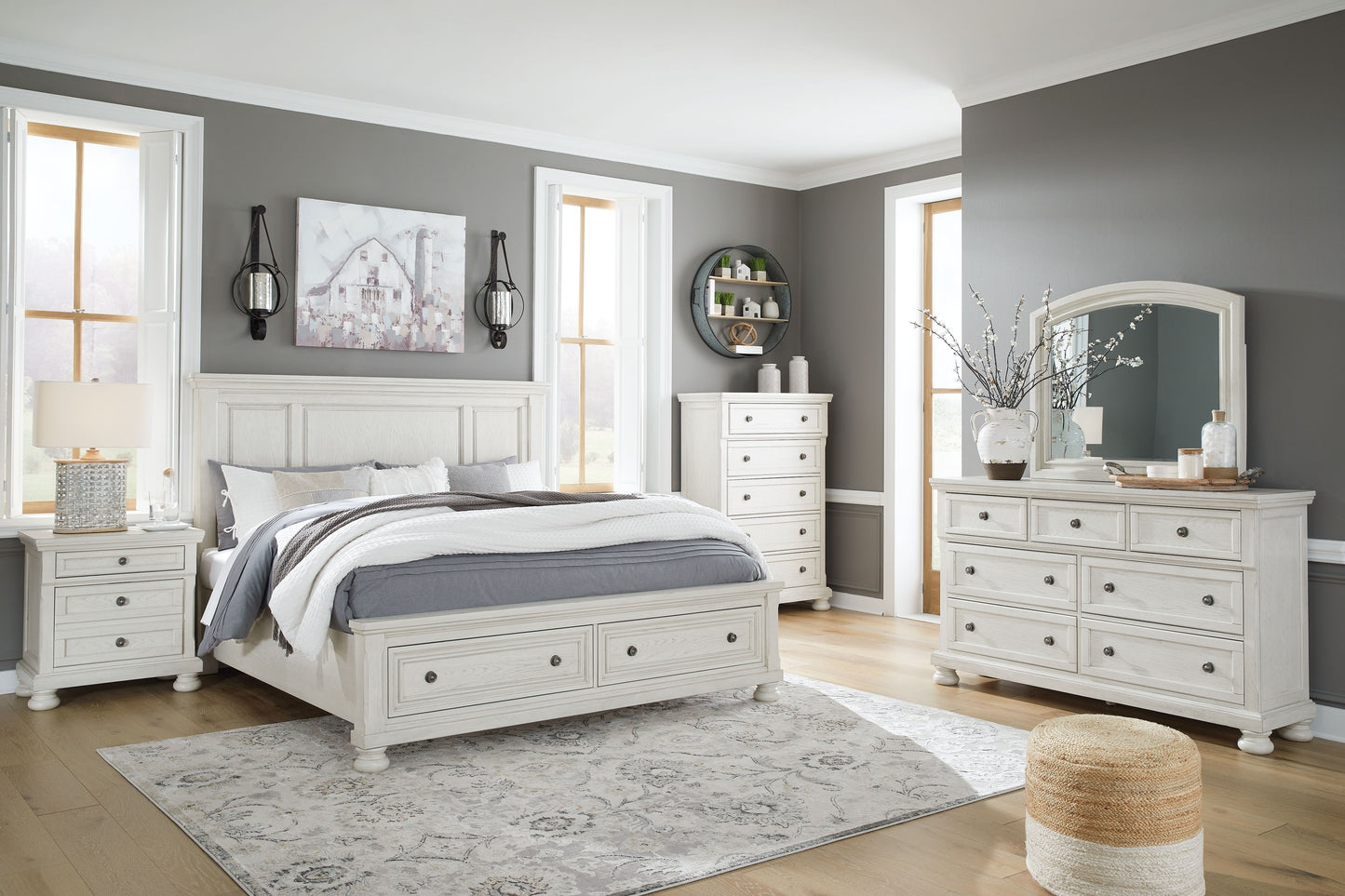 Robbinsdale - Panel Storage Bedroom Set