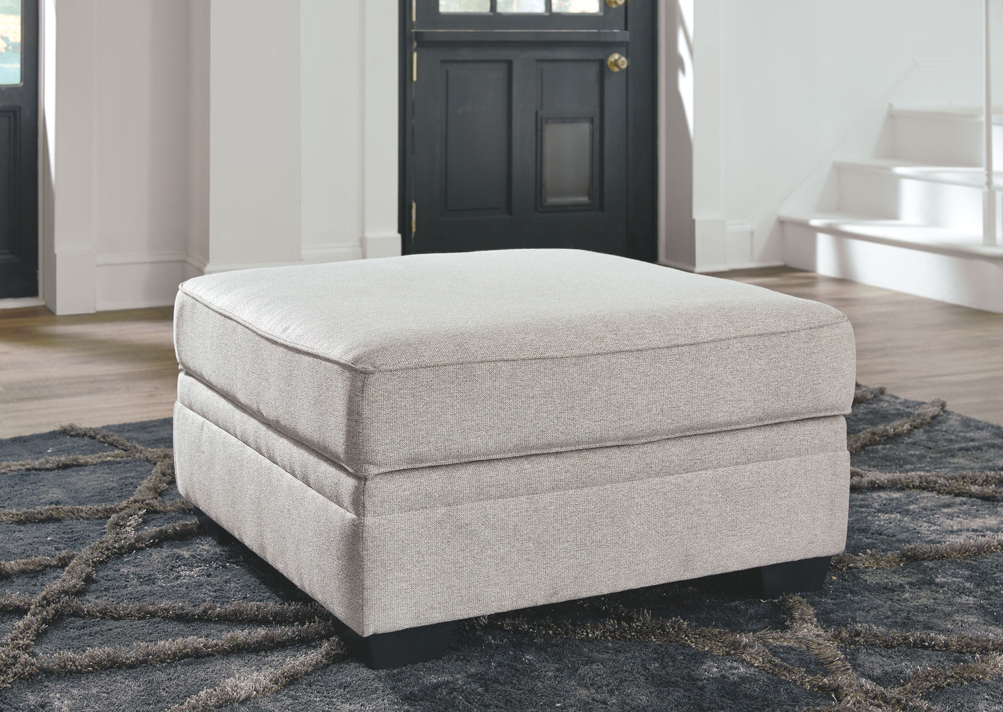 Dellara - Chalk - Ottoman With Storage