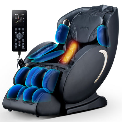 Bosscare - 3D Zero Gravity Massage Chair, Full Body Shiatsu Recliner With App