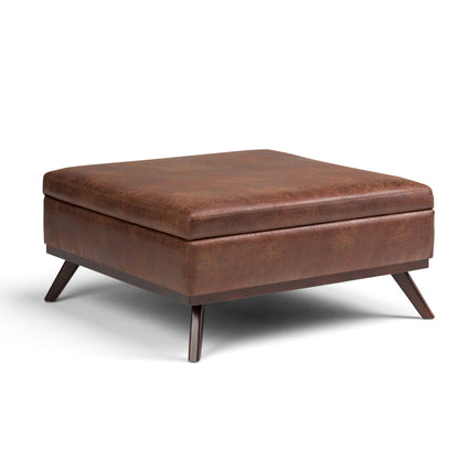 Owen - Multifunctional Square Coffee Table Storage Ottoman