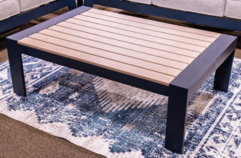 Mabry Shores - Rectangular Cocktail Table - Blue